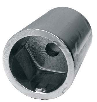 ANODO RICAMBIO RA-3E ESAGONALE IN ZINCO PER ASSE 40 MM. - RA033